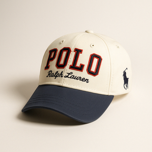 Gorra Polo Blanca y Azul | Contraste Único