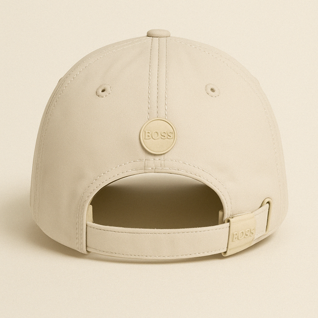 Gorra Boss Beige Visera Texturizada