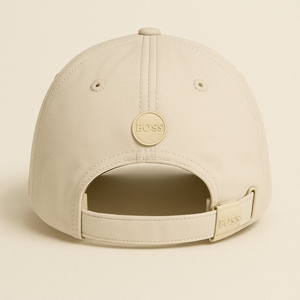 Gorra Boss Beige Visera Texturizada