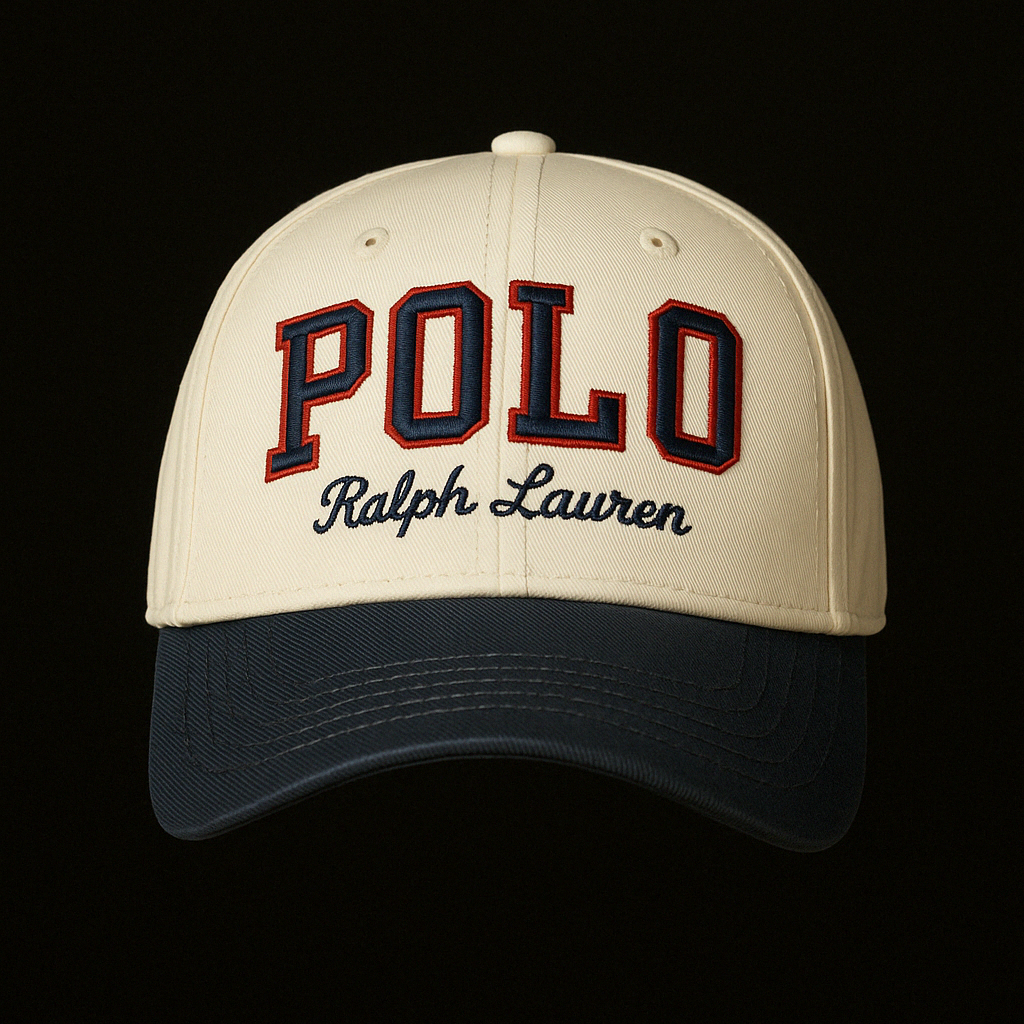 Gorra Polo Blanca y Azul | Contraste Único